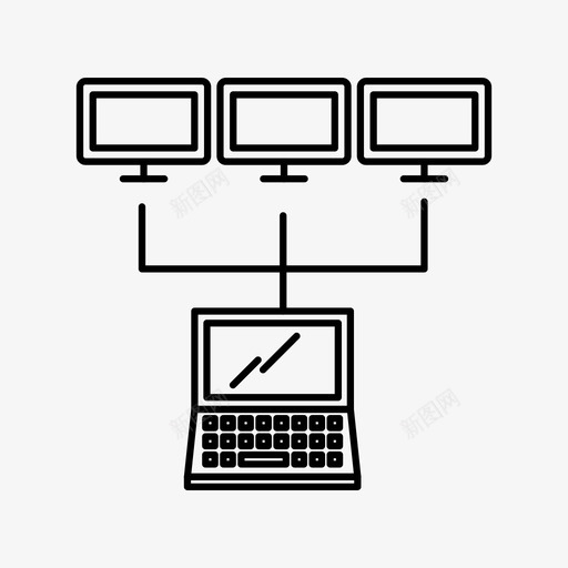 服务器网络数据数据服务器图标svg_新图网 https://ixintu.com 图标 数据 服务器 线路 网络 网络服务