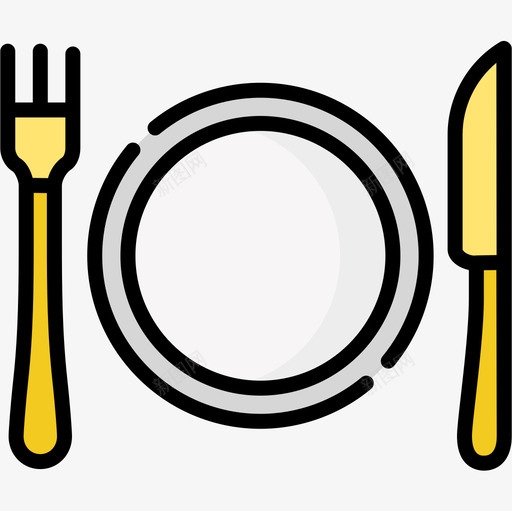 餐厅活动20线性颜色图标svg_新图网 https://ixintu.com 活动 线性 颜色 餐厅
