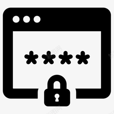 密码浏览器安全pin码图标图标