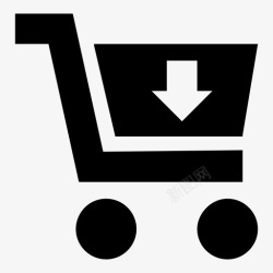 添加购物车添加到购物车电子商务购物图标高清图片