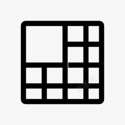 图标1多窗口窗口布局1+12高清图片
