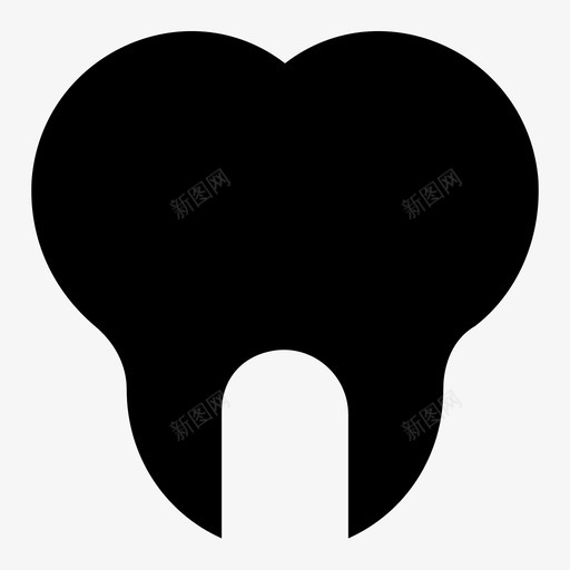 牙齿磨牙牙菌斑图标svg_新图网 https://ixintu.com UI 响应 图标 牙洞 牙菌 牙齿 用户界面 磨牙