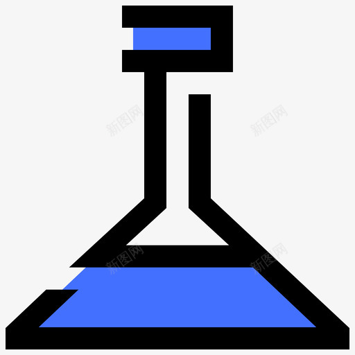 科学管128蓝色图标svg_新图网 https://ixintu.com 科学 蓝色