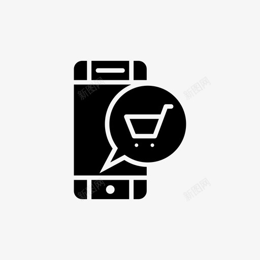 电话购买手机图标svg_新图网 https://ixintu.com 字形 手机 折扣 电话 购买 购物