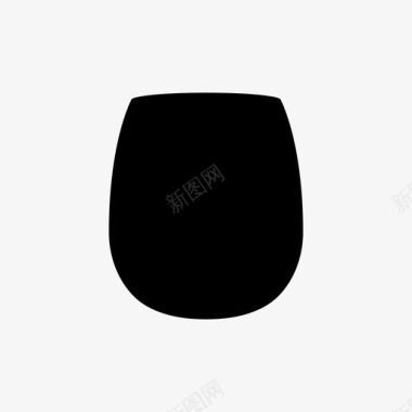 酒杯鸡尾酒杯酒杯玻璃器皿图标图标