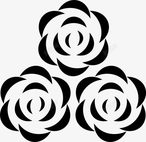 装饰花数学图标svg_新图网 https://ixintu.com 图案 数学 自然 装饰