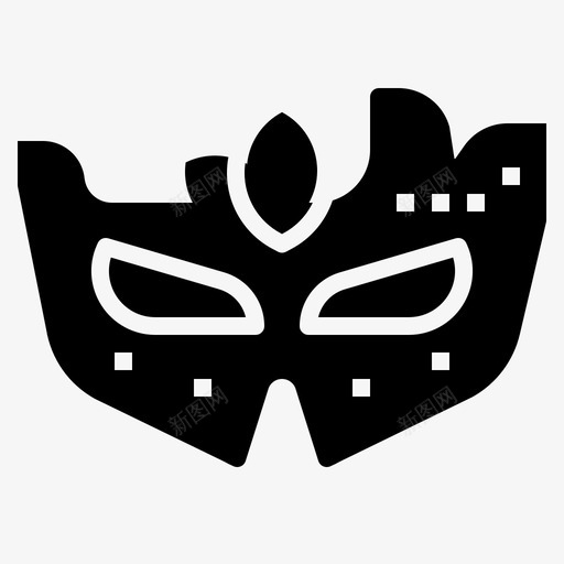 眼罩派对97填充图标svg_新图网 https://ixintu.com 填充 派对 眼罩