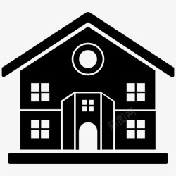 别墅标识设计房子家小屋图标高清图片