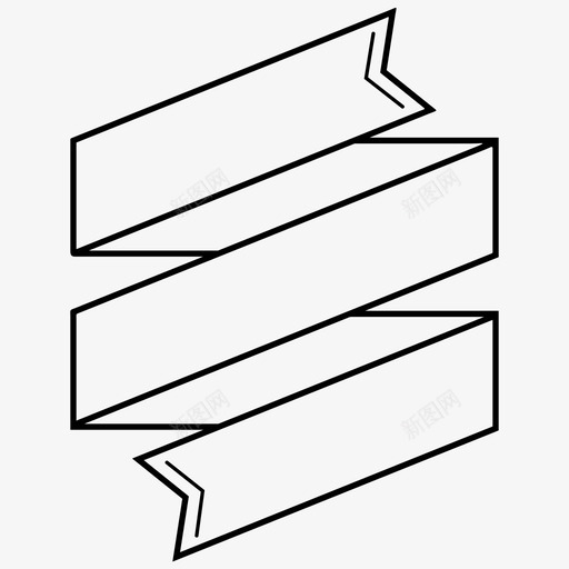 色带标签条带图标svg_新图网 https://ixintu.com 条带 标签 模板 胶带 色带