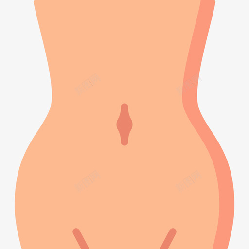 肚脐人体6扁平图标svg_新图网 https://ixintu.com 人体 扁平 肚脐