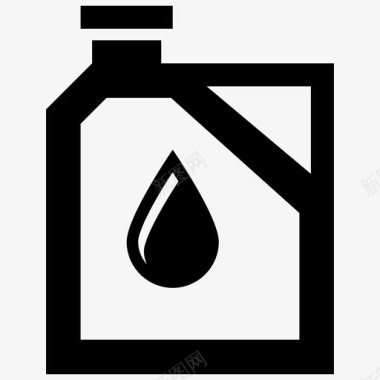 燃料罐桶化学品桶图标图标