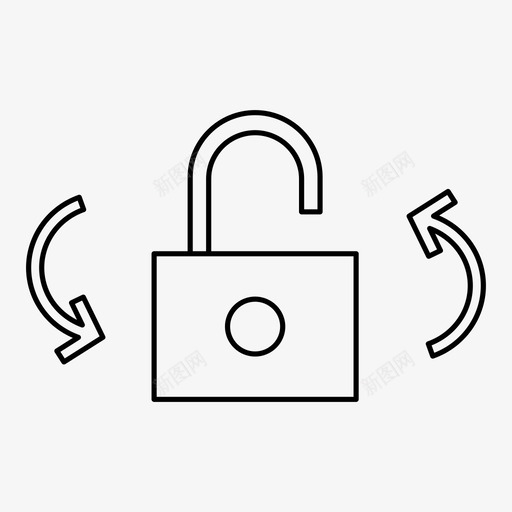 更改密码锁定图标svg_新图网 https://ixintu.com 密码 更改 锁定