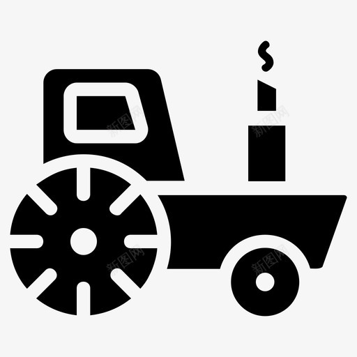 拖拉机建筑重型设备图标svg_新图网 https://ixintu.com 建筑 拖拉机 机械 设备 车辆 重型
