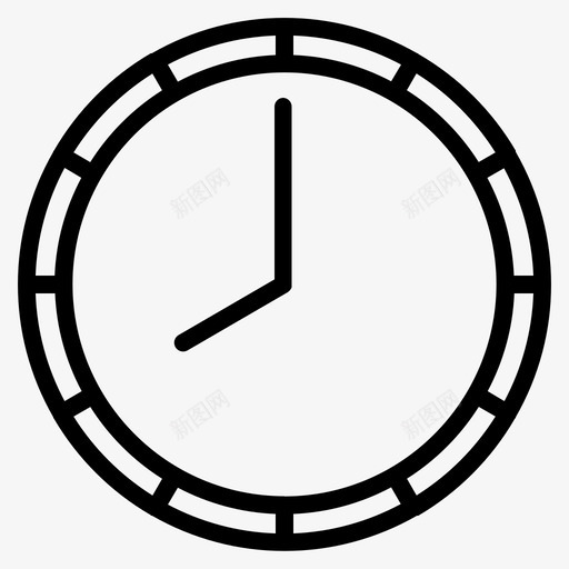 时钟闹钟沙漏图标svg_新图网 https://ixintu.com 时钟 时间 沙漏 秒表 计时器 轮廓 闹钟