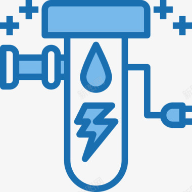 滤水器电3蓝色图标图标