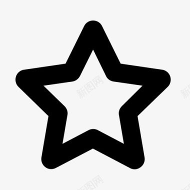 书签收藏夹星形图标图标