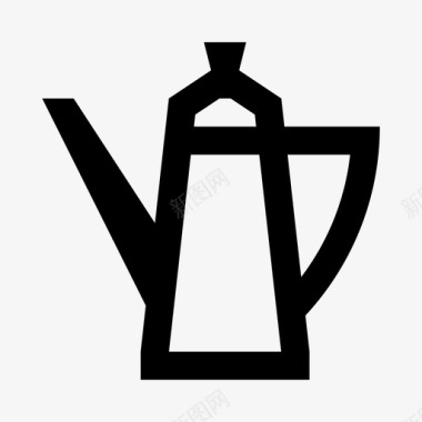 水壶咖啡咖啡壶图标图标