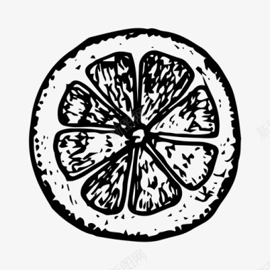 柑橘水果葡萄柚图标图标