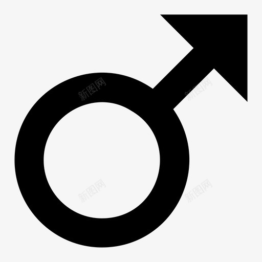 性别符号男性性别标志图标svg_新图网 https://ixintu.com 响应 图标 性别 标志 用户界面 男孩 男性 符号