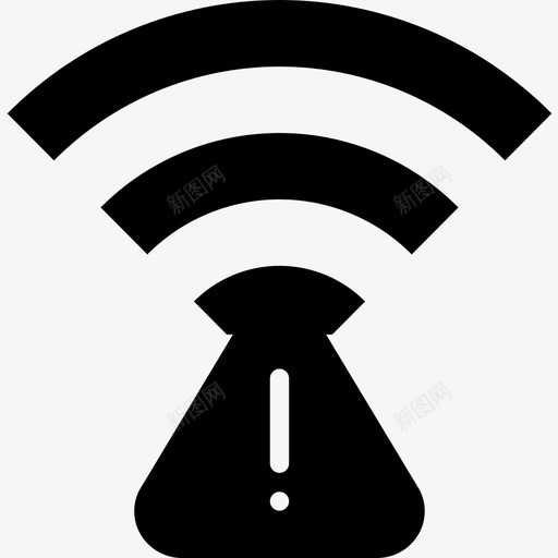 Wifi移动接口2填充图标svg_新图网 https://ixintu.com 填充 接口 移动