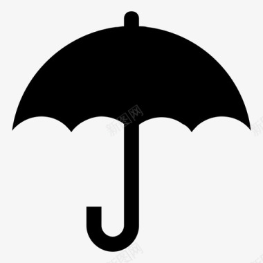 伞沙滩伞保险图标图标