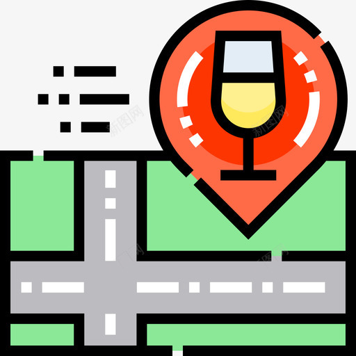 地点聚会和庆祝活动线条颜色图标svg_新图网 https://ixintu.com 地点 庆祝活动 线条 聚会 颜色