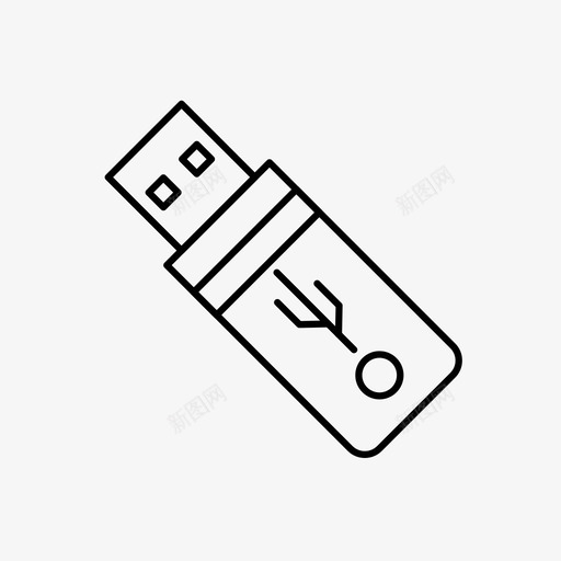 usb驱动器闪存线路图标svg_新图网 https://ixintu.com usb 图标 线路 闪存 驱动器