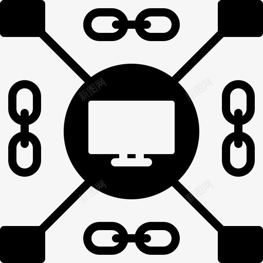 串联分类分组图标svg_新图网 https://ixintu.com 串联 分类 分组