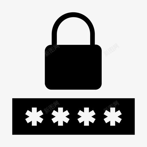 密码锁安全用户界面图标svg_新图网 https://ixintu.com 安全 密码锁 用户界面
