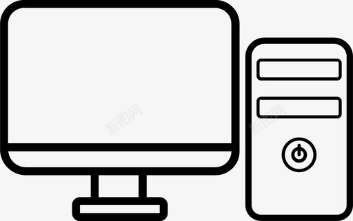 台式机计算机cpu图标svg_新图网 https://ixintu.com cpu pc 台式机 数据库 计算机