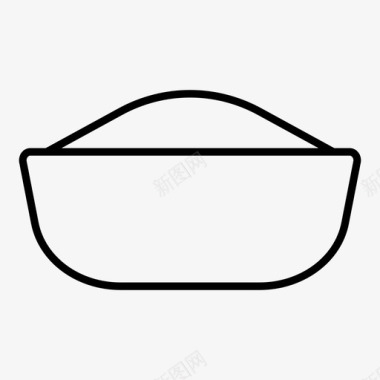 搅拌碗烤盘厨房用品图标图标