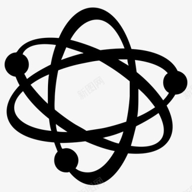 原子结构分子几何学分子结构图标图标