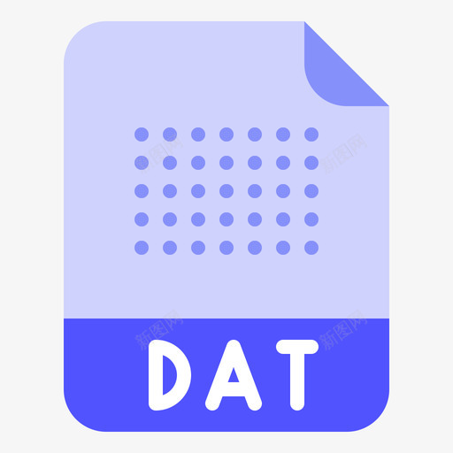 Dat格式文件扩展名4平面图标svg_新图网 https://ixintu.com Dat 平面 扩展名 文件 格式
