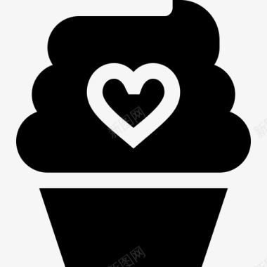 冰淇淋母亲节17填充图标图标