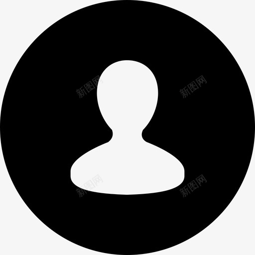 用户帐户头像图标svg_新图网 https://ixintu.com 个人资料 像人 帐户 户头 用户