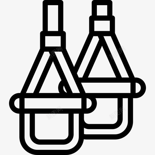 悬挂54号健身房直线式图标svg_新图网 https://ixintu.com 54号 健身房 悬挂 直线式