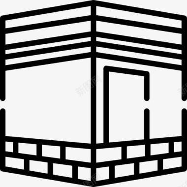 Kaaba穆斯林12岁直系图标图标