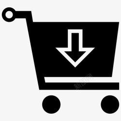 添加购物车添加到购物车电子商务购物图标高清图片