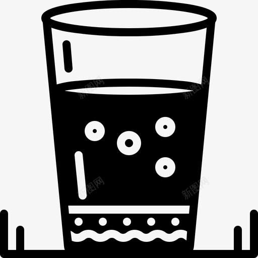 水玻璃水杯子图标svg_新图网 https://ixintu.com 杯子 水玻璃 饮料