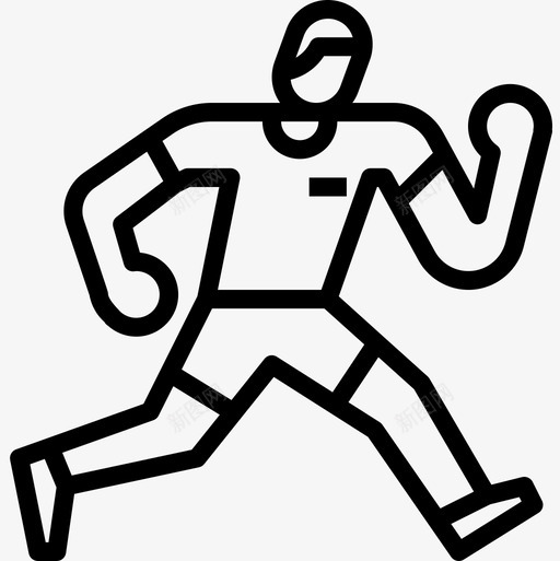 跑步爱好9直系图标svg_新图网 https://ixintu.com 爱好 直系 跑步