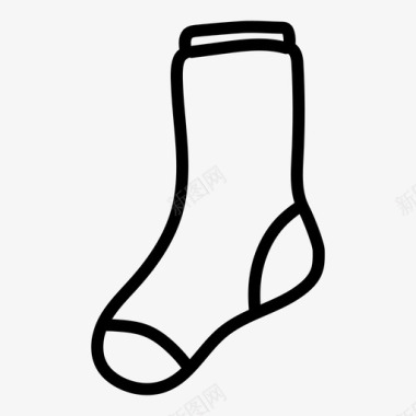 袜子圣诞节衣服图标图标
