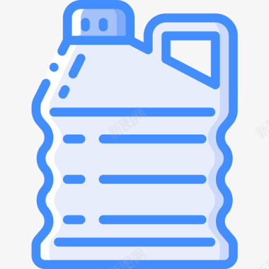 煤气罐容器4蓝色图标图标