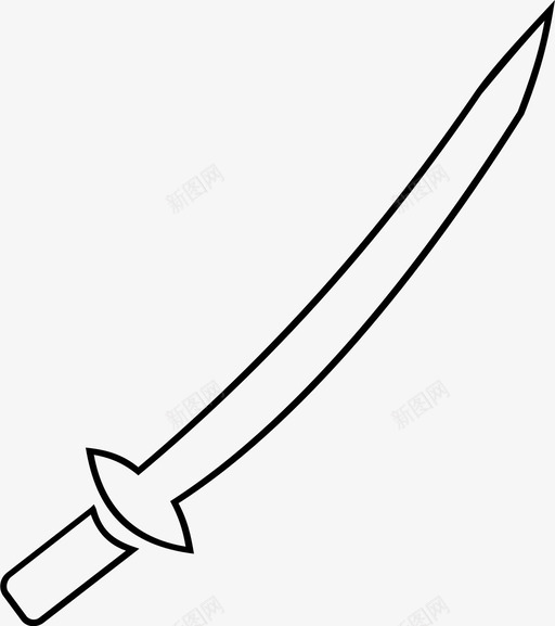 刀匕首中世纪图标svg_新图网 https://ixintu.com 中世纪 匕首 武器
