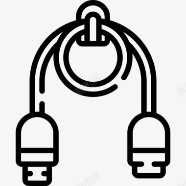 Hdmi计算机65线性图标图标