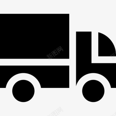 货运卡车94号交货满载图标图标