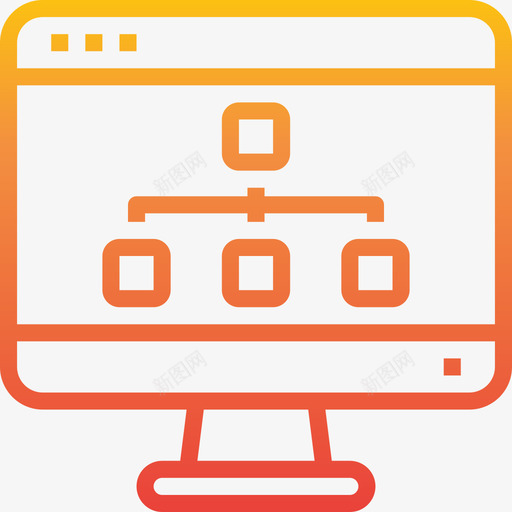 流程图网站和windows界面3渐变图标svg_新图网 https://ixintu.com windows 流程图 渐变 界面 网站