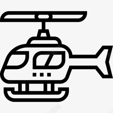飞机运输和车辆1直线图标图标