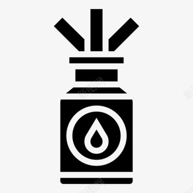 煤油灯可燃物油图标图标