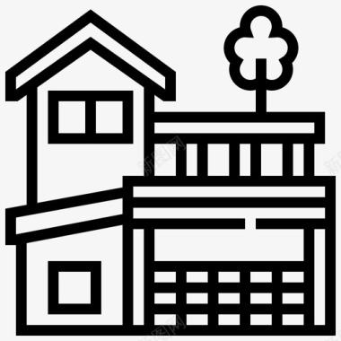 复式住宅资产住宅图标图标