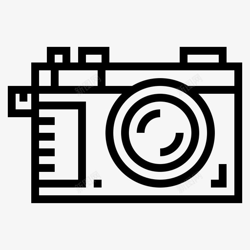 相机数码照片图标svg_新图网 https://ixintu.com 摄影 数码 照片 相机 网页设计
